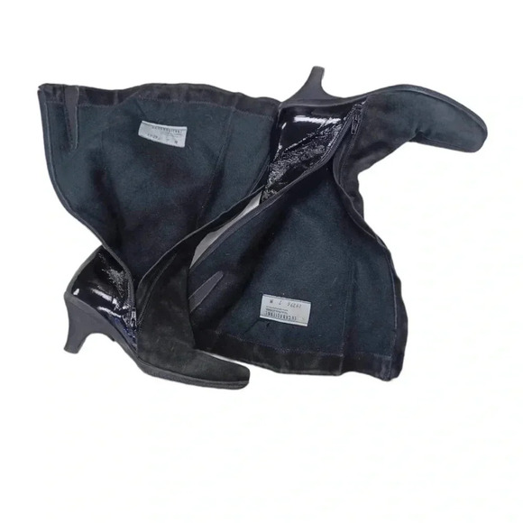 La Canadienne Leather Suede Heeled Boots  Size 7M - Picture 9 of 9